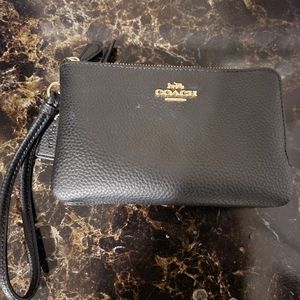 Coach wallet double zip